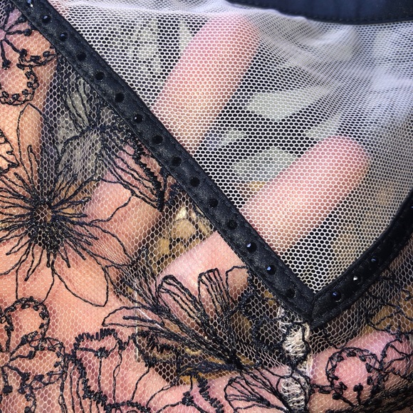 Victoria’s Secret Luxe High-Waisted Panties Size Medium Black - Picture 5 of 10